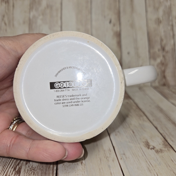 Reese’s Mug Galerie Orange Logo Candy Ad Coffee Cup Chocolate Collectible - Picture 5 of 9